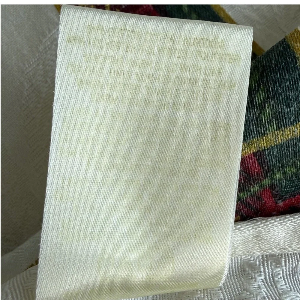 Vintage‎ Lenox Christmas Large Rectangular Tablecloth Approx. 58 X 114 Holiday